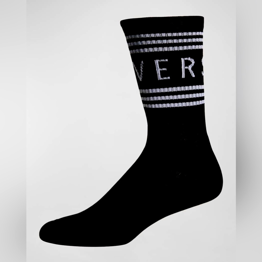 VERSACE Men’s 90’s Vintage Logo Crew Socks NWT